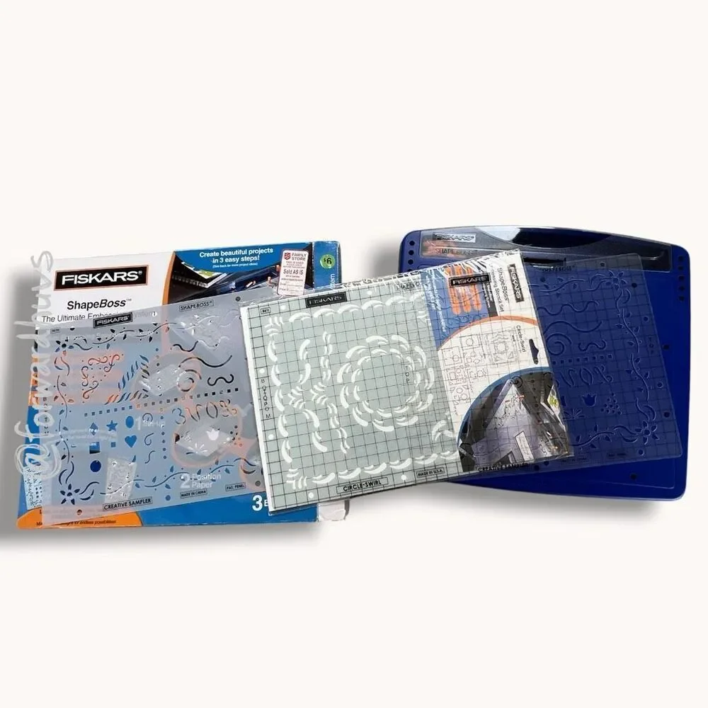 Fiskars ShapeBoss Embossing System – See Listing for Included Items